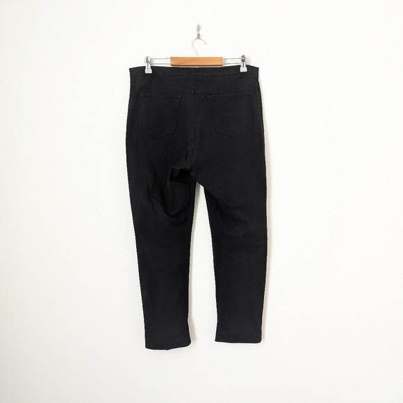 MM Lafleur Black Stretch Cotton The Hockley Slim Straight High Rise Jeans Pants - Picture 6 of 7